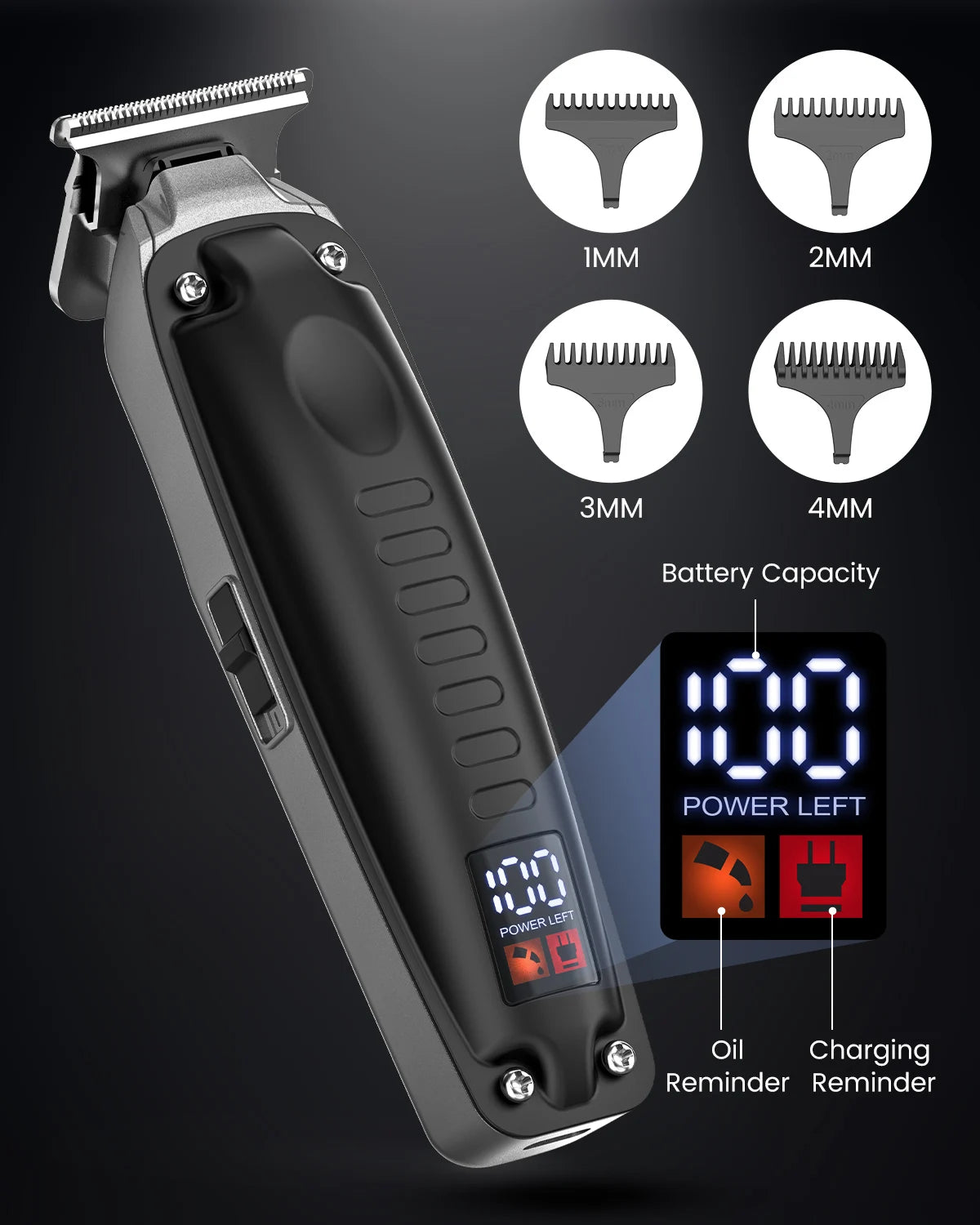 Sejoy Professional Hair Clippers Kit For Men Cordless