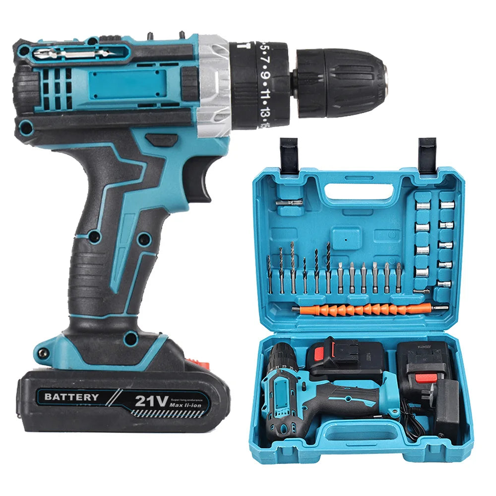 High Quality Lithium Ion Cordless Rechargeable Hand Drill