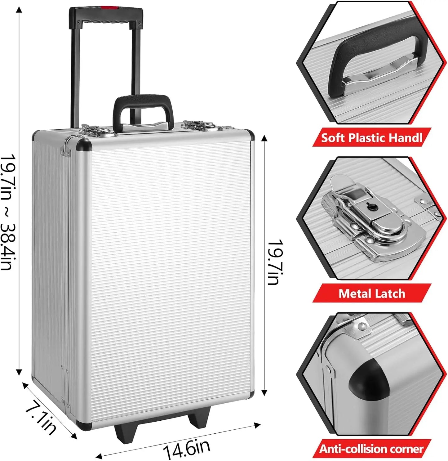 799 Piece Home Repair Tool Kit With Portable Trolley Case