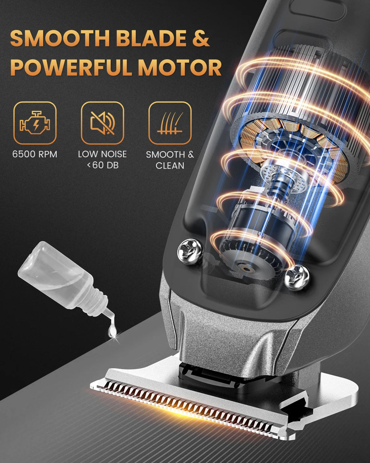 Sejoy Professional Hair Clippers Kit For Men Cordless
