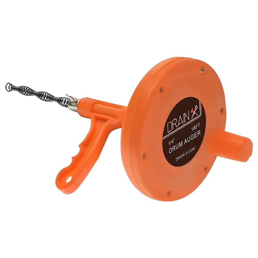 Flexible Steel Plumbing Snake Auger for Drain Clog Removal