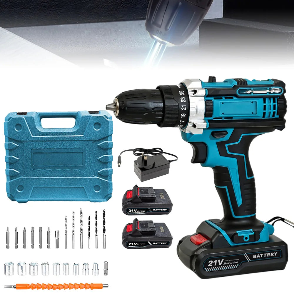 High Quality Lithium Ion Cordless Rechargeable Hand Drill