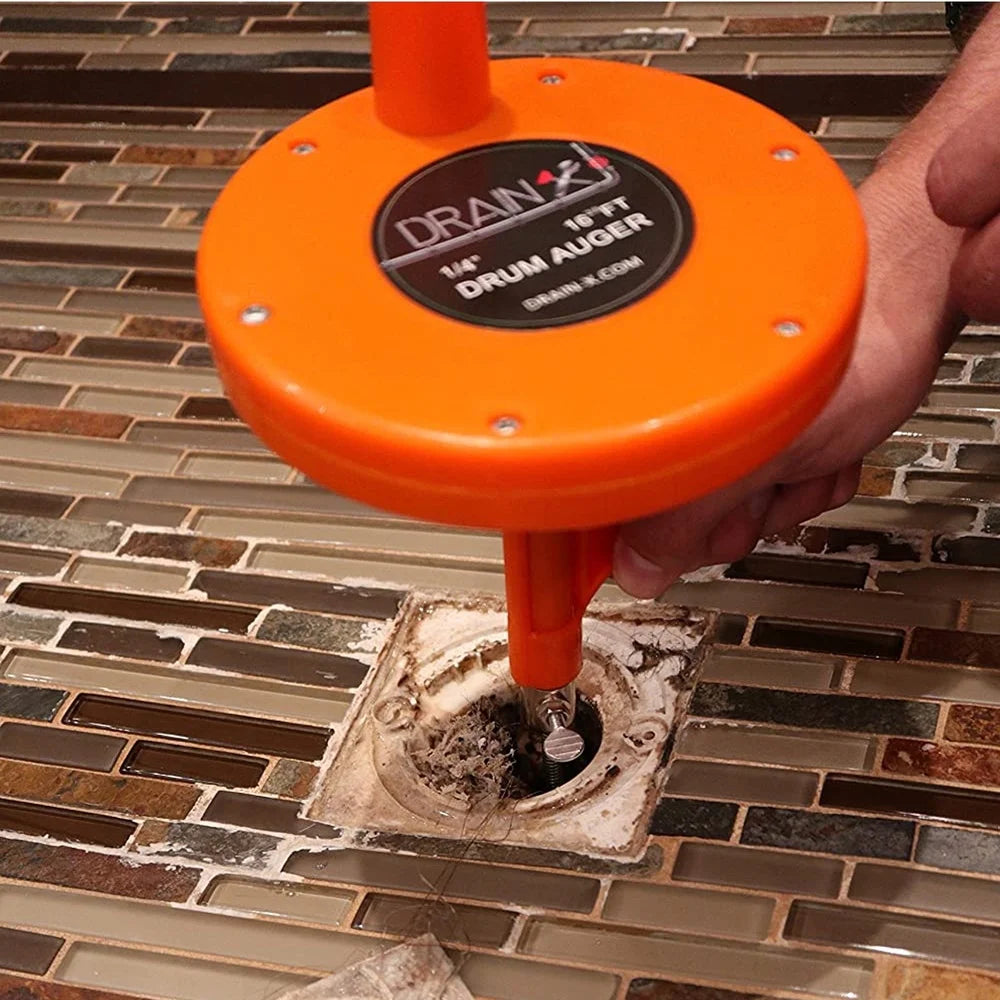 Flexible Steel Plumbing Snake Auger for Drain Clog Removal