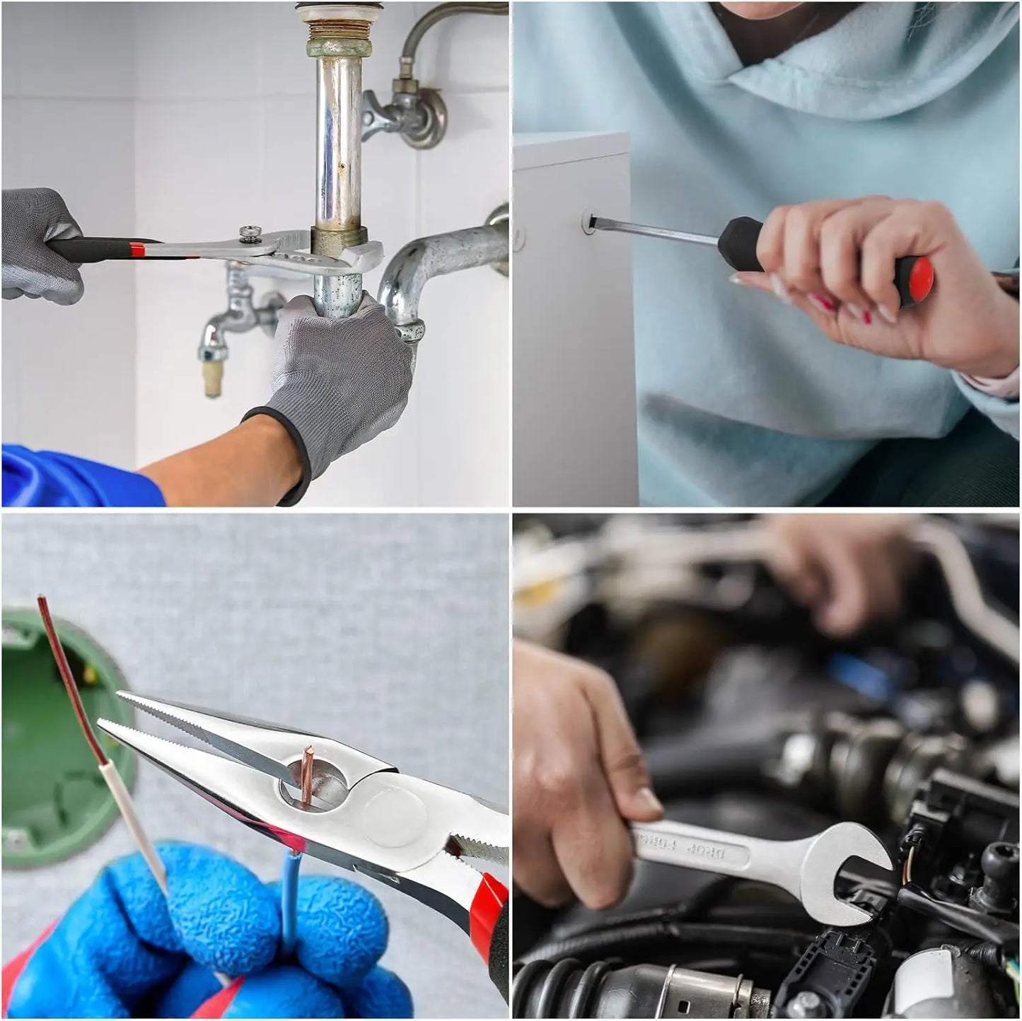 799 Piece Home Repair Tool Kit With Portable Trolley Case