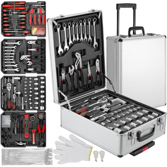 799 Piece Home Repair Tool Kit With Portable Trolley Case