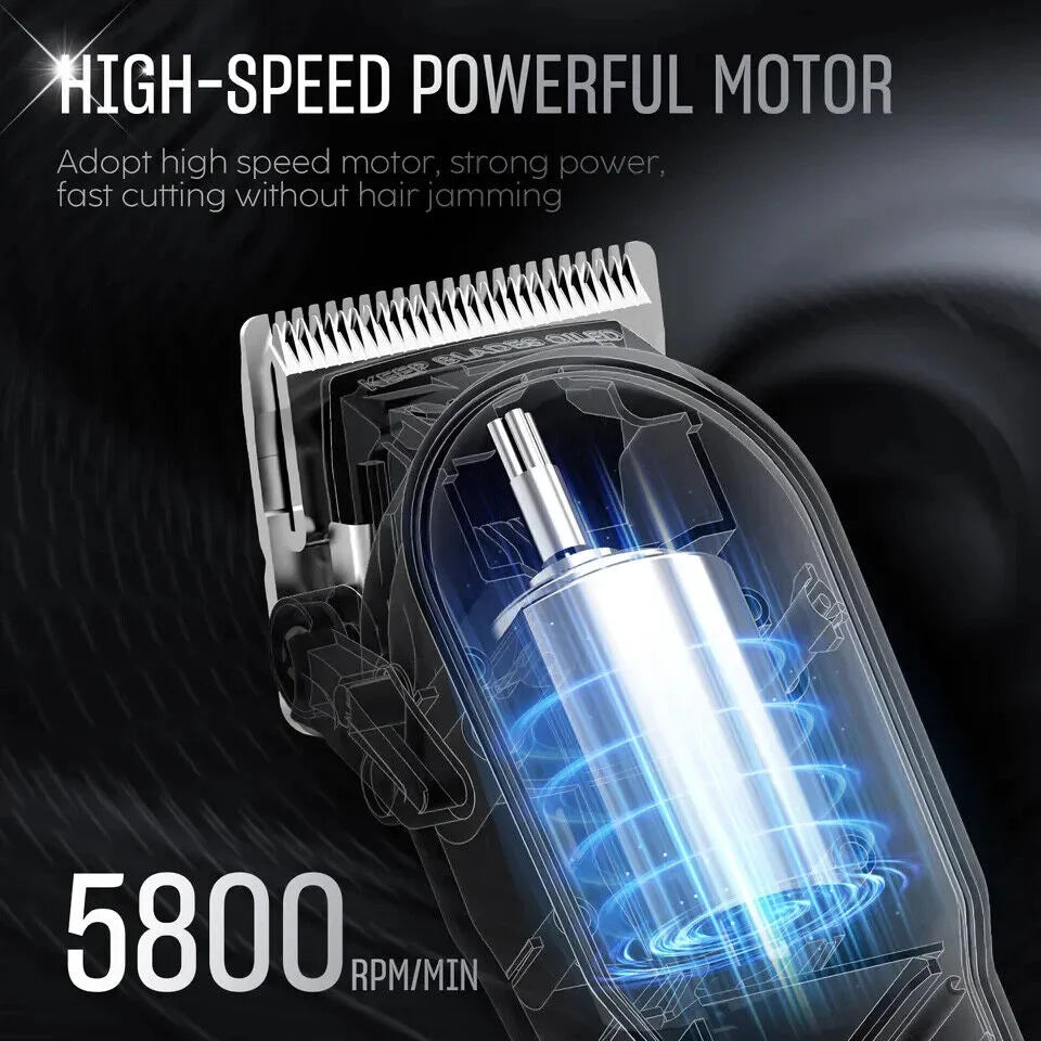 Sejoy Mens Hair Trimmer Multifunction Clippers Beard Shaver