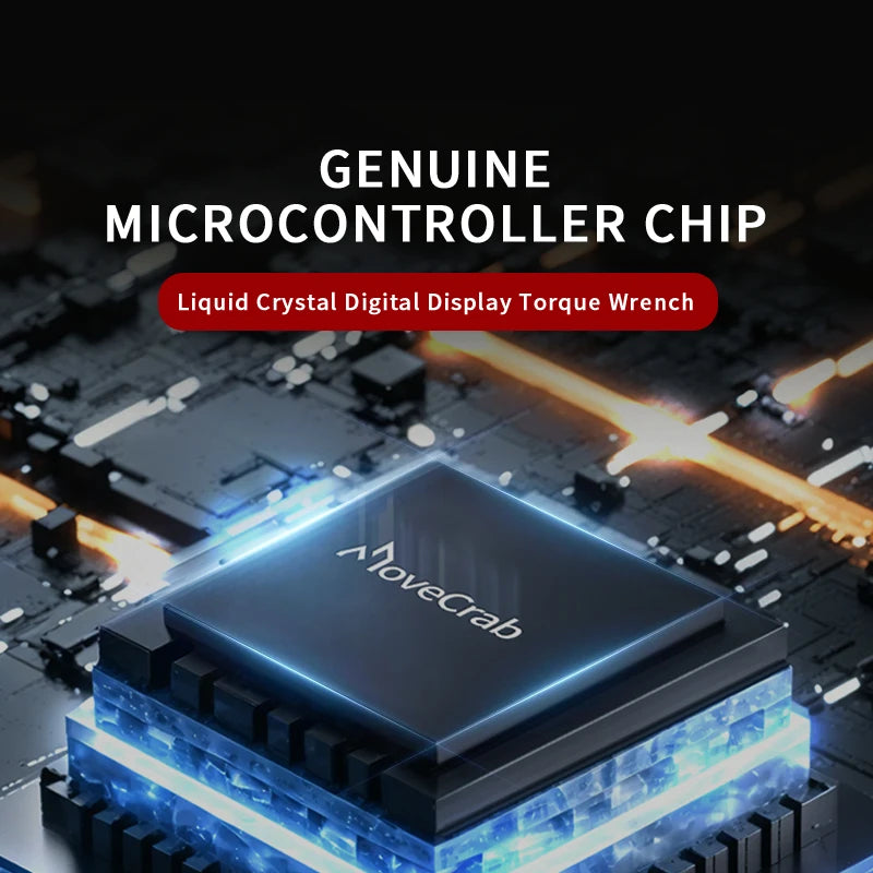 MoveCrab Digital Torque Wrench 1-340 Nm LED Buzzer Alerts