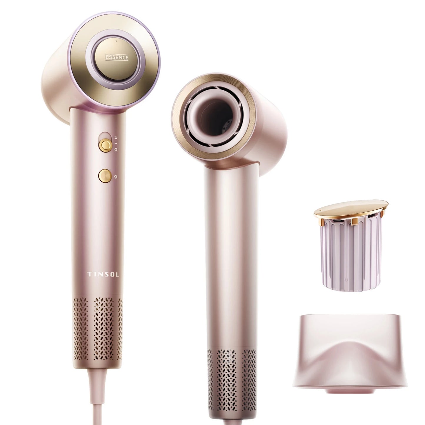 Tinsol Hair Dryer 500M Plasma Pro 130K RPM Brushless Travel