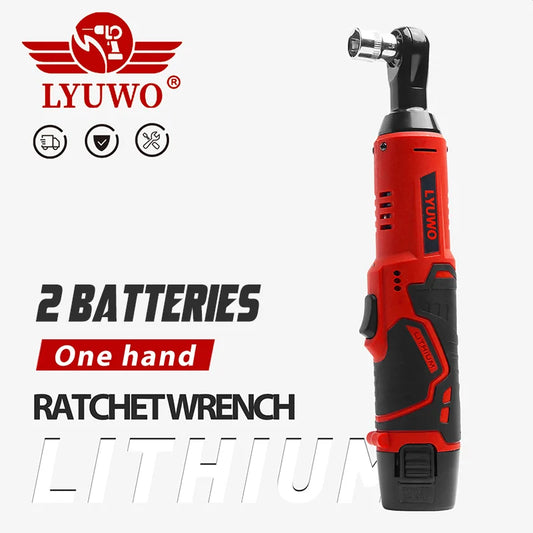 LYUWO Three Eighths Rechargeable Electric Ratchet Tool Set