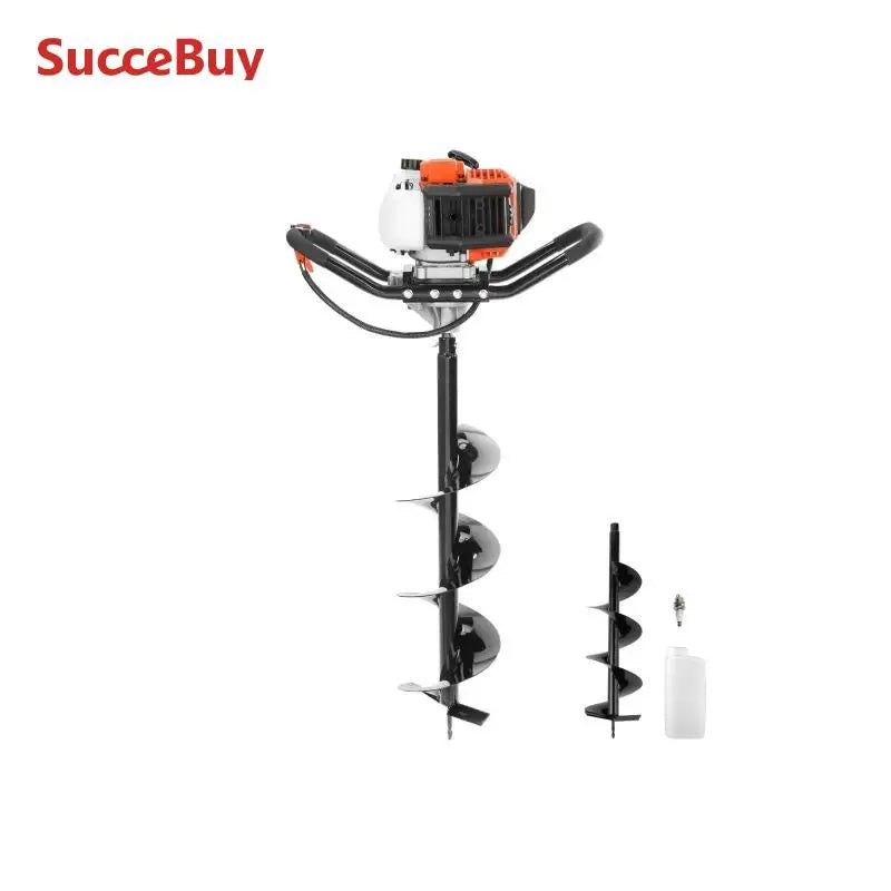 SucceBuy Gas Powered Post Hole Digger Auger 43cc 52cc